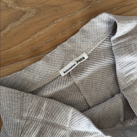 Reformation Ribbed Skirt Set - Picture 4 of 6